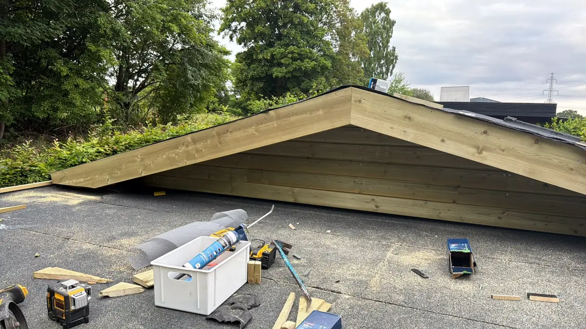 Tag og Velux — fotos fra opgaven